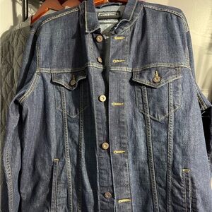 Signature Men's Denim Jacket - Dark Blue